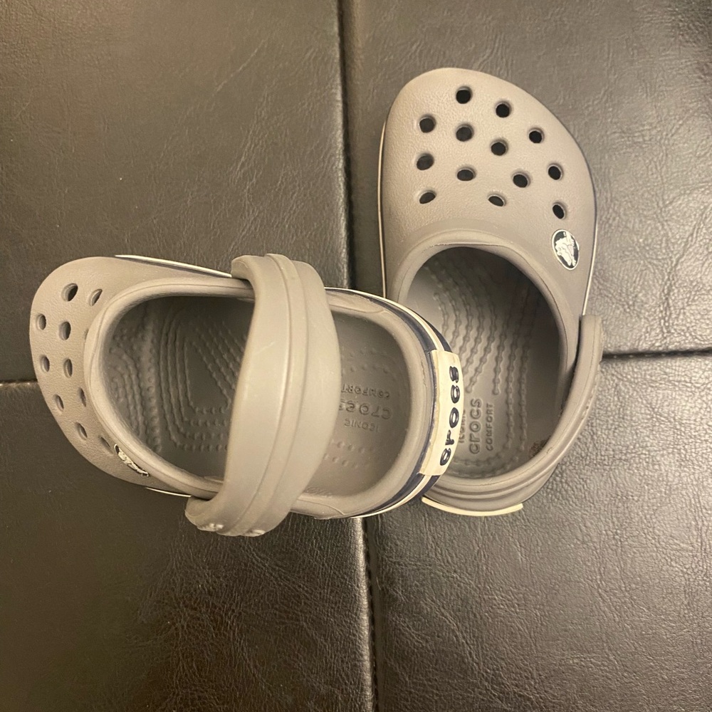 CROCS Slate Gray Slip-Ons